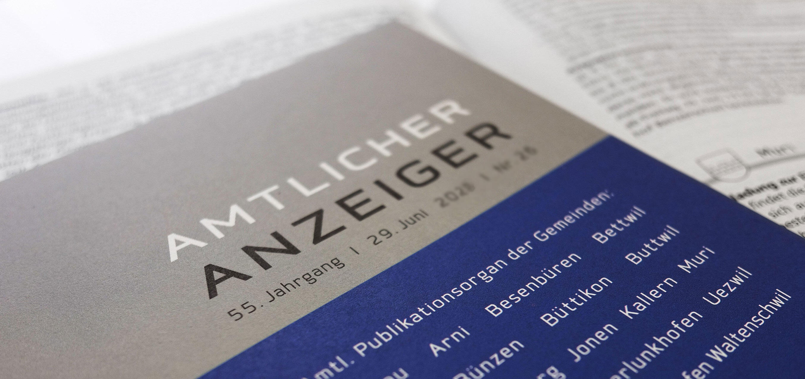 Amtlicher Anzeiger